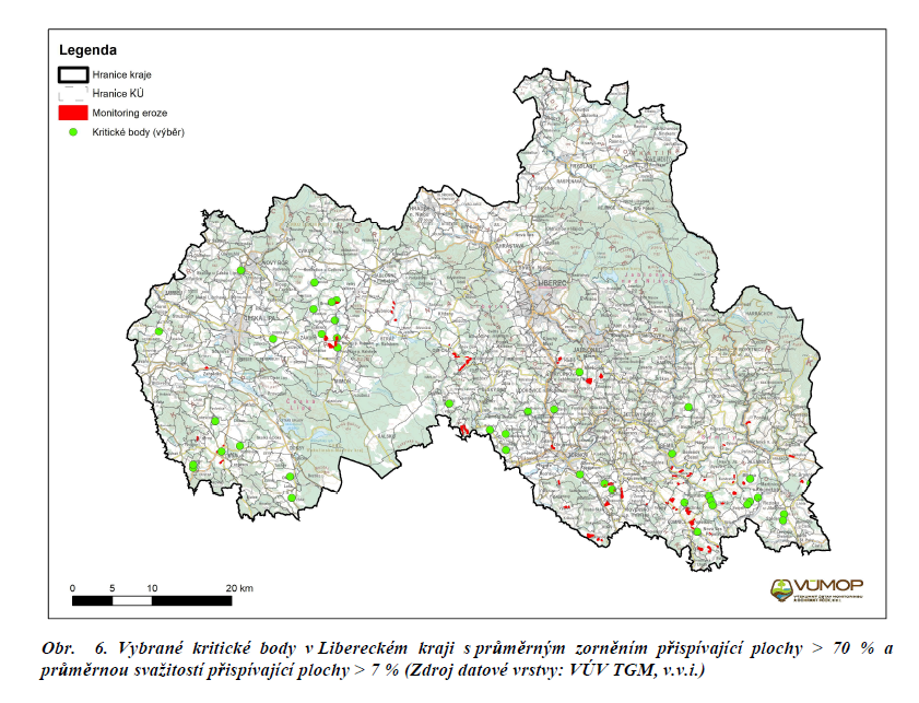 mapa - riziková místa 